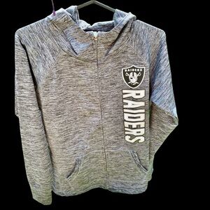 NFL Raiders Woman jacket Team apparel, size medium